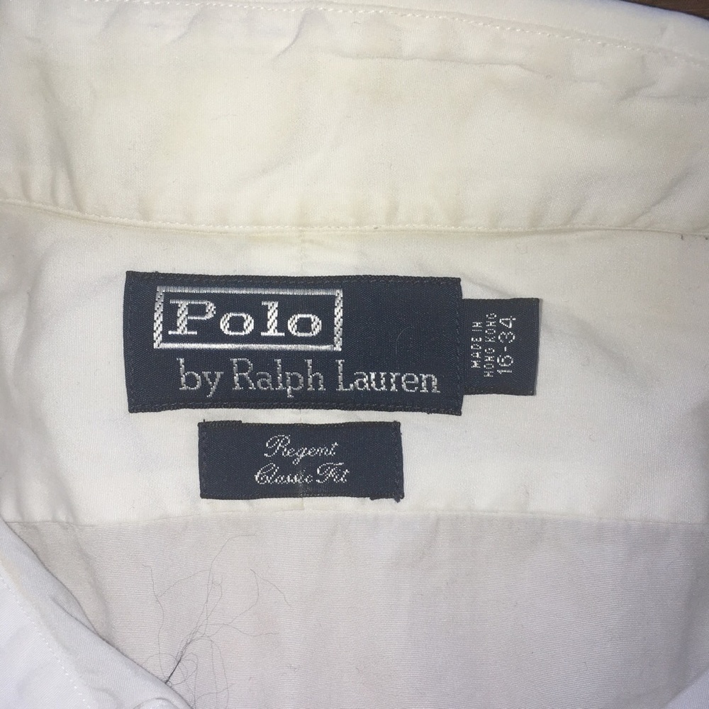 Cropped Ralph Lauren white button up - Picture 3 of 3